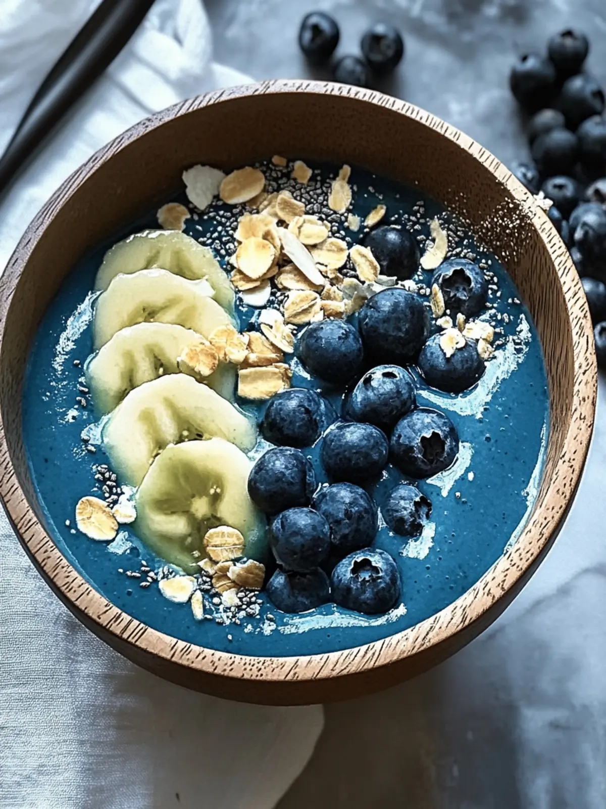 Vibrant Blue Spirulina Smoothie Bowl for a Tropical Boost 3 Blue Spirulina Smoothie Bowl