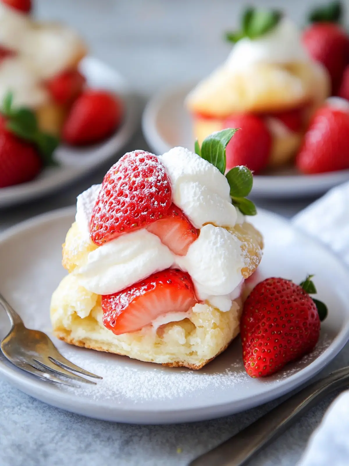 Easy Strawberry Shortcake Puffs: Sweet Treats in 5 Ingredients 5 Easy Strawberry Shortcake Puffs