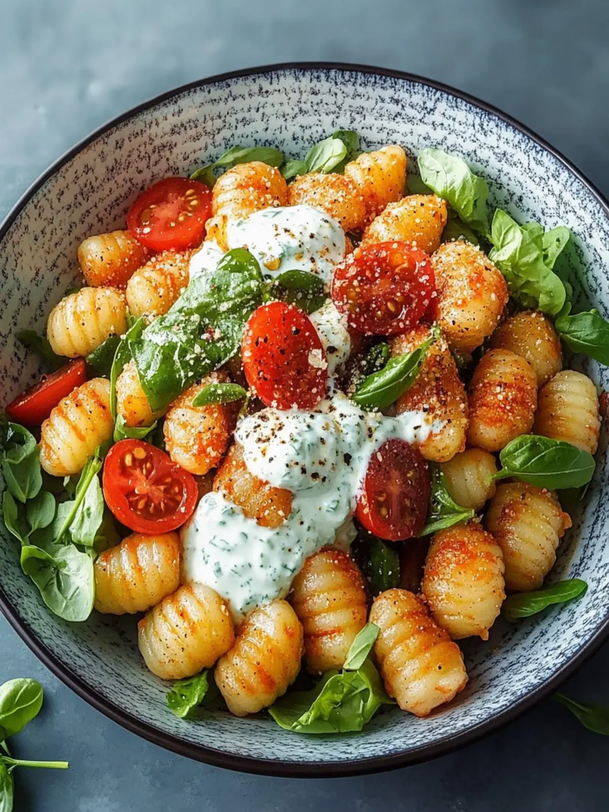 Crispy Gnocchi Salad with Yogurt: Your Go-To Summer Recipe 4 Crispy Gnocchi Salad with Yogurt: The simple recipe for summer