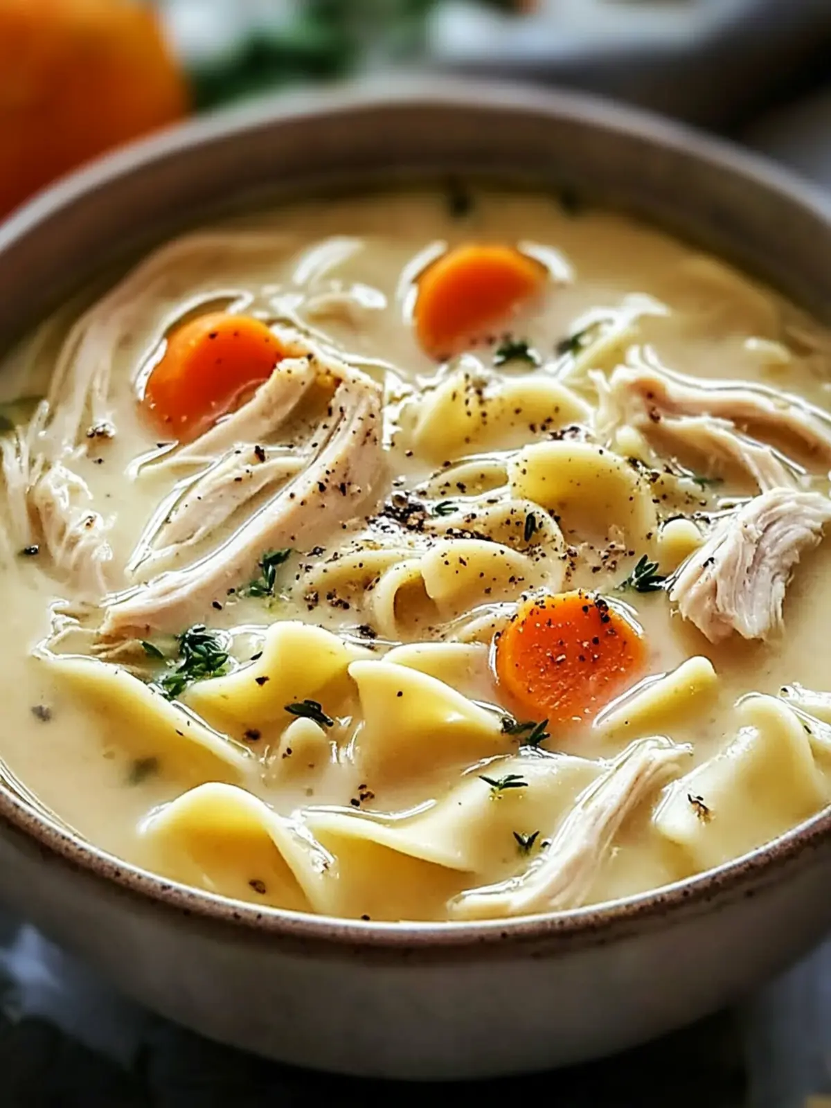 Comforting Creamy Chicken Noodle Soup in Just 30 Minutes 5 Creamy Chicken Noodle Soup