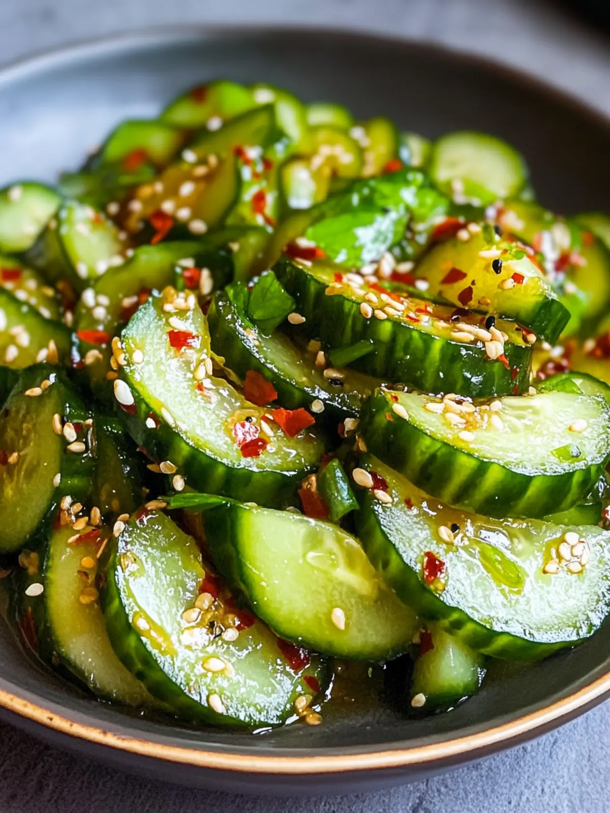 Savor the Crunch: Your Go-To Asian Slinky Cucumber Salad 4 Asian Slinky Cucumber Salad