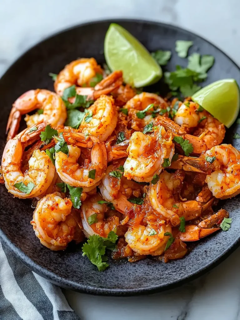 Buttery Kimchi Shrimp