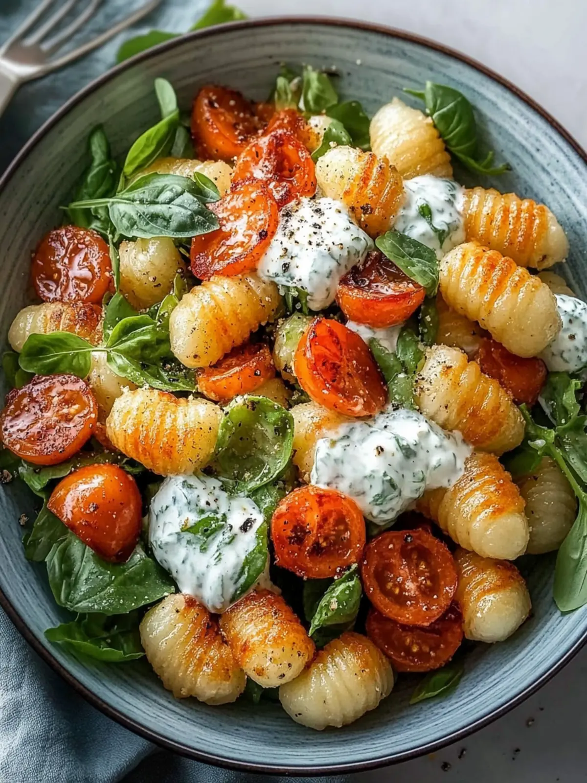 Crispy Gnocchi Salad with Yogurt: Your Go-To Summer Recipe 2 Crispy Gnocchi Salad with Yogurt: The simple recipe for summer