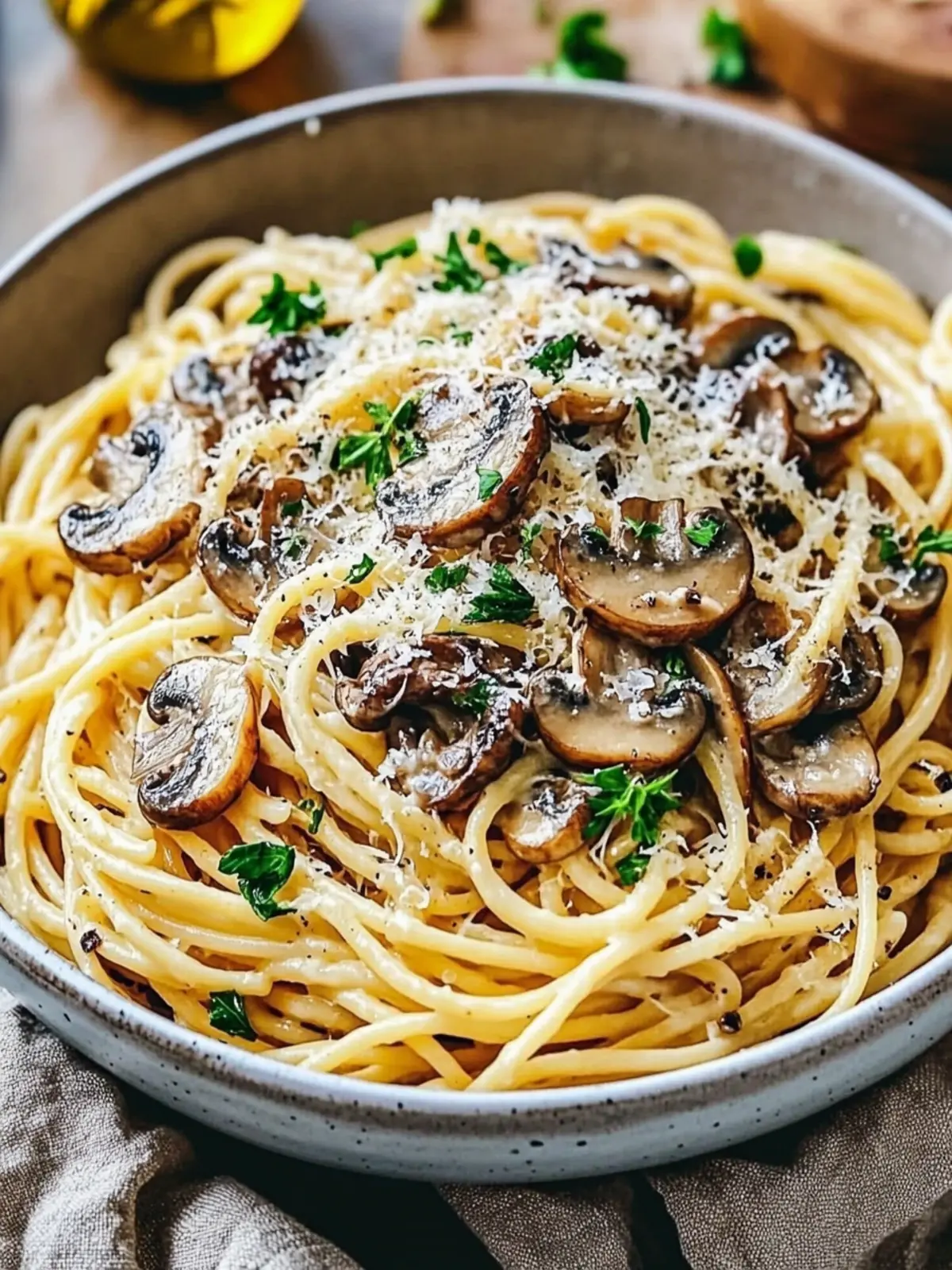 Cozy Mushroom Parmesan Pasta: Comfort Food in 30 Minutes 5 Cozy Mushroom Parmesan Pasta