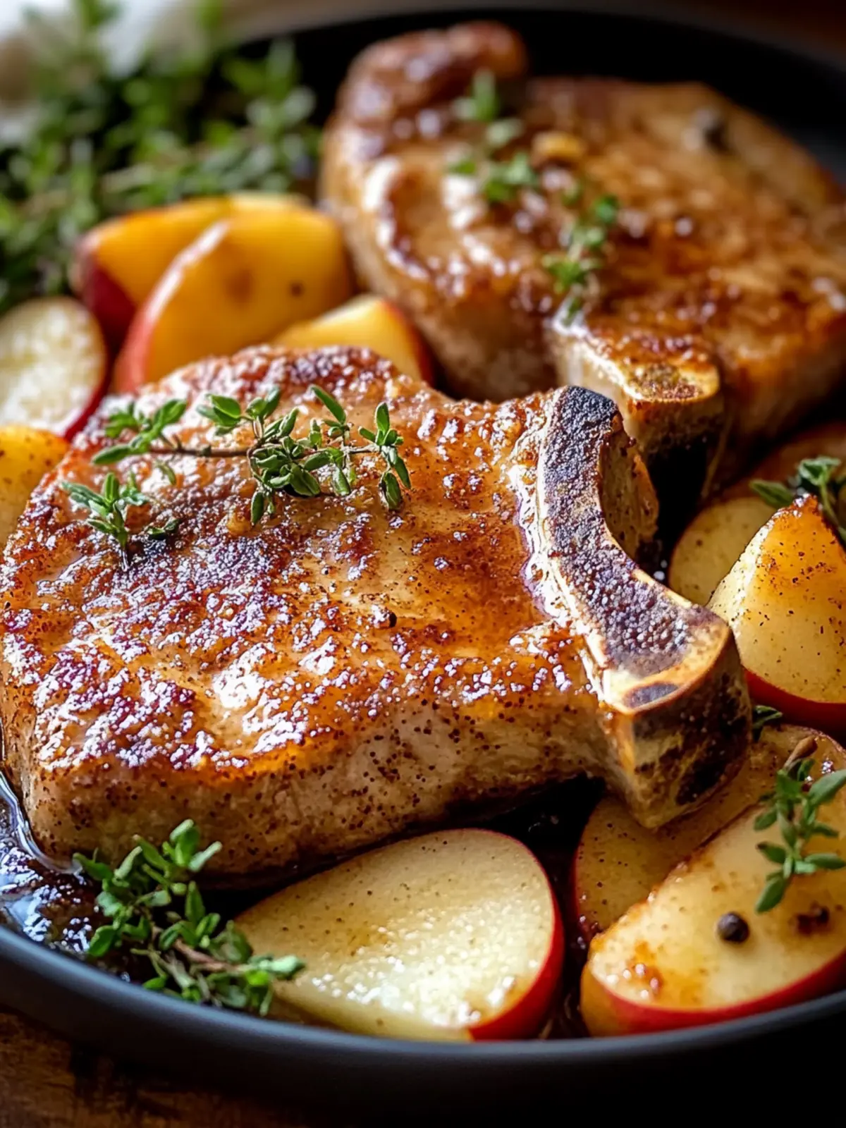 Apple Cinnamon Pork Chops: Your New Fall Comfort Food Delight 4 Apple Cinnamon Pork Chops