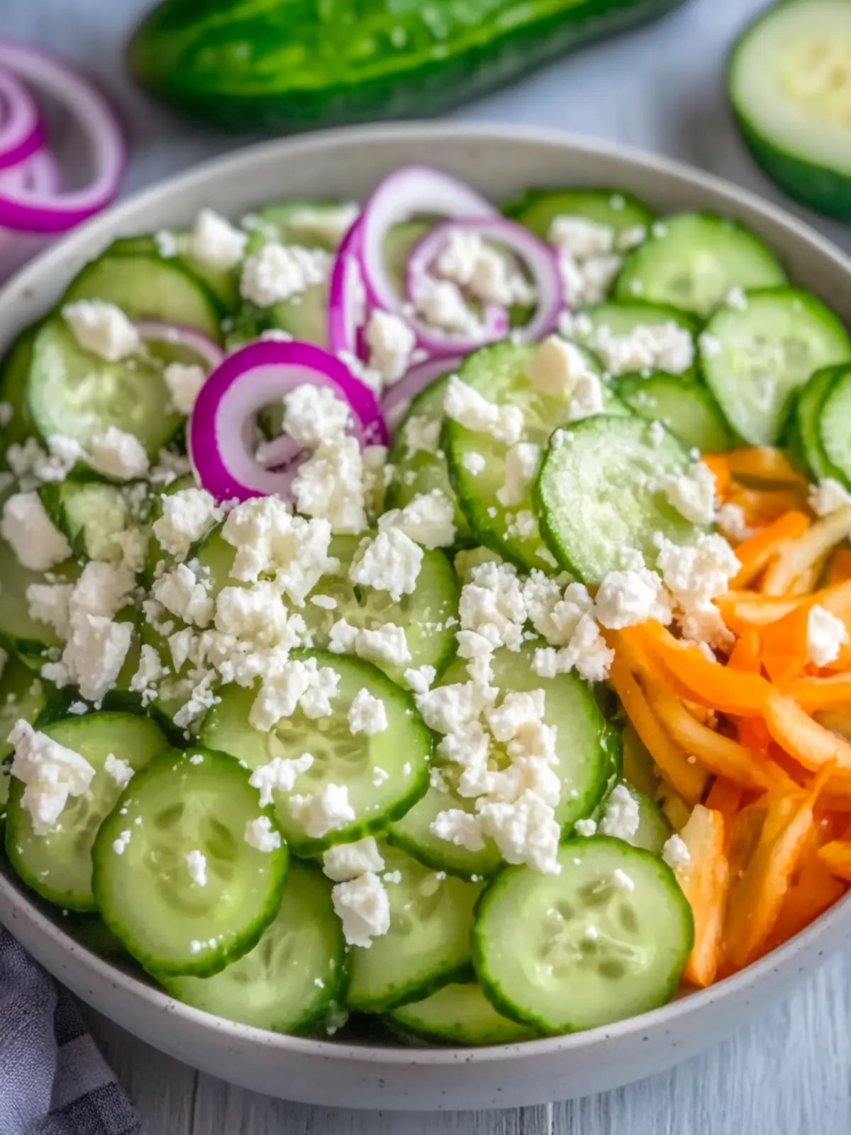 Delicious Cucumber Feta Salad Recipe for a Quick Refresh! 4 Cucumber Feta Salad Recipe