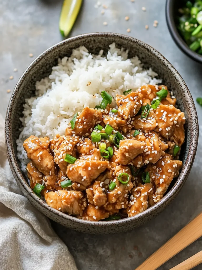Crockpot Sesame Chicken